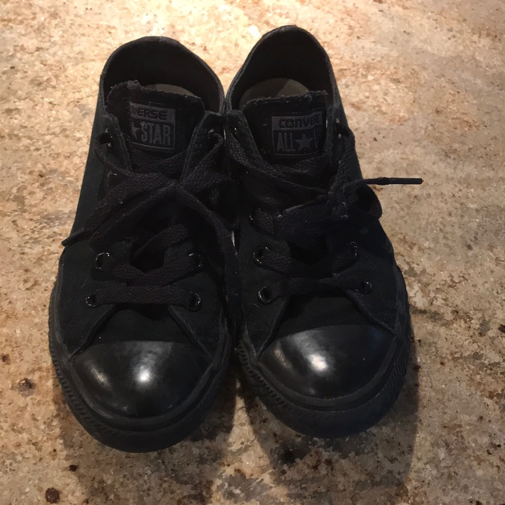 All black converse